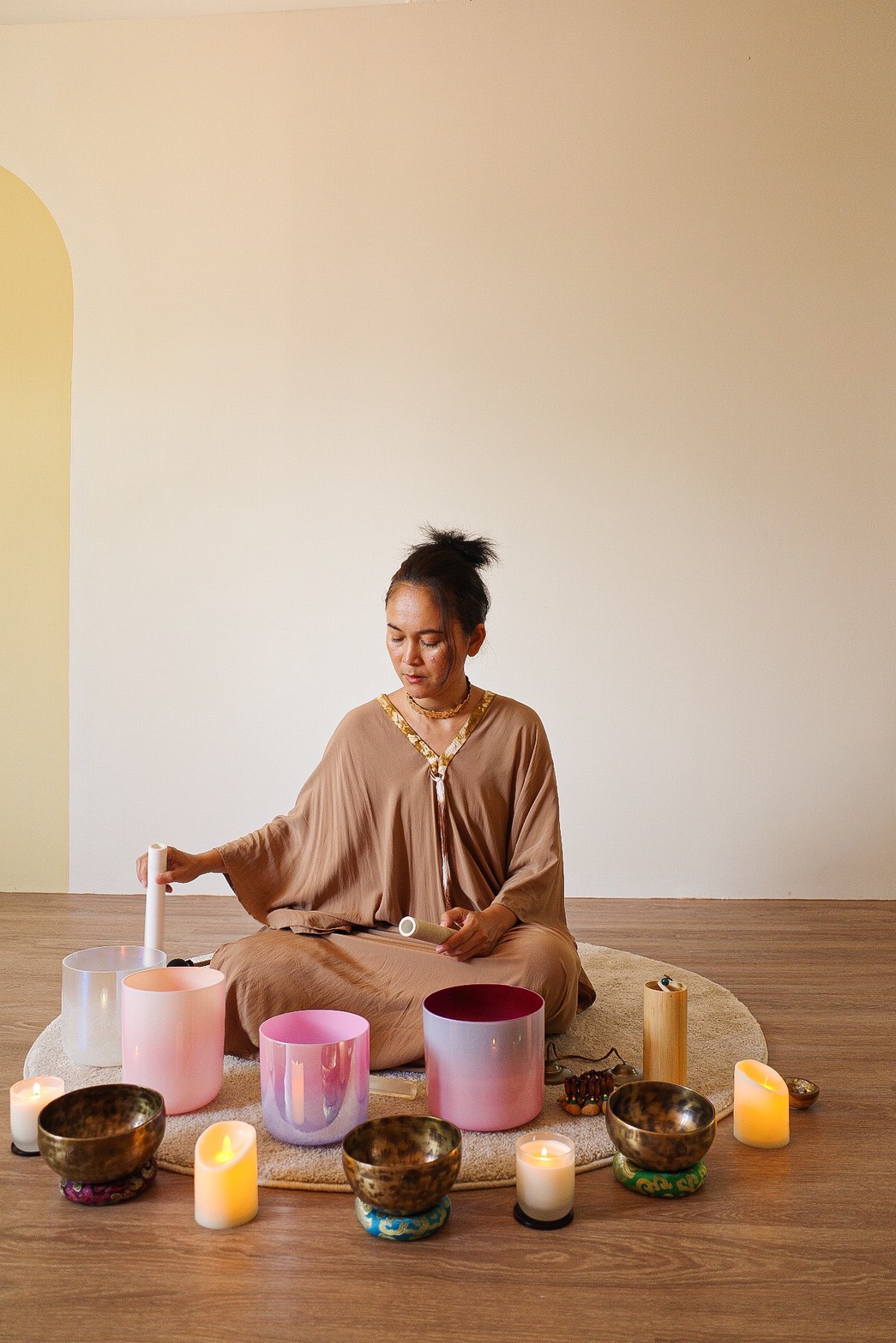 Wanatip Singkhampong (Clair), sound healing practitioner